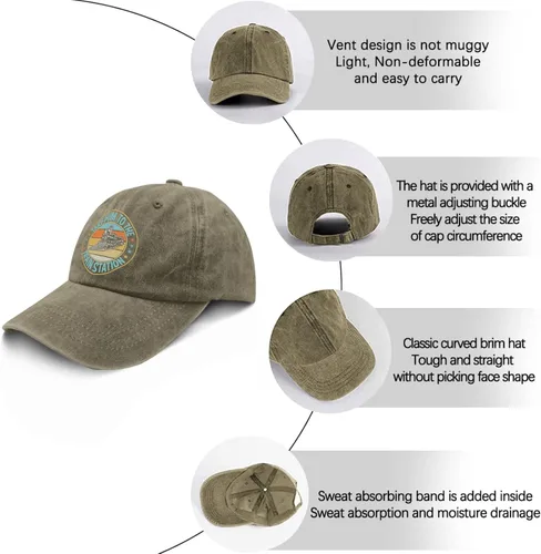 Vista 6 de Dad Hat Take Him to The Train Station Dad Hat, Funny Hat for Women