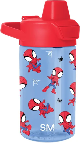 Vista 27 de Simple Modern Marvel Spiderman - Botella de agua Summit de plástico Tritan para niños, taza sin BPA de 12 onzas con tapa cubierta con popote a
