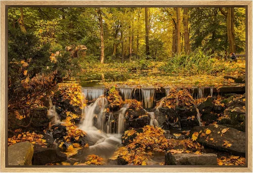 Vista 46 de SIGNFORD Lienzo impreso para pared, puesta de sol, campo de girasol, naturaleza, desierto, paisaje decorativo, relajante, tranquilo, para sala