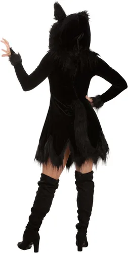 Vista 5 de Black Wolf Women's Costume