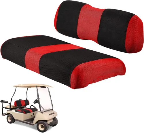 Vista 29 de Fundas de asiento delantero y trasero para carrito de golf para Yamaha G2 G8 G9 G11 G14 G16 G19 G20 G21 G22, tela de poliéster duradera, fundas