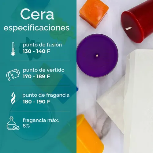 Vista 3 de Direct Candle Supply - Cera de vela de parafina para el hogar totalmente refinada de 10 libras, cera de parafina para fabricación de velas, cera