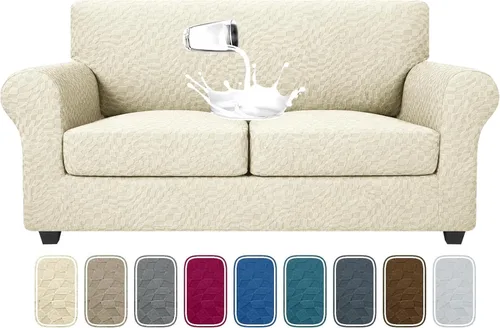 Vista 12 de YEMYHOM - Fundas elásticas para cojín individual, protector de sofá, silla, asiento, funda deslizante, funda suave de sofá, reemplazo, grande, a