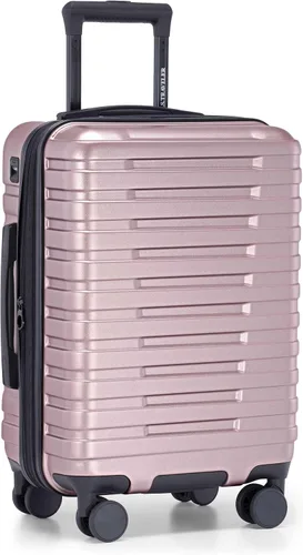 Vista 48 de U.S. Traveler Boren - Maleta de viaje extensible rígida con 8 ruedas giratorias, color negro, juego de 2 piezas