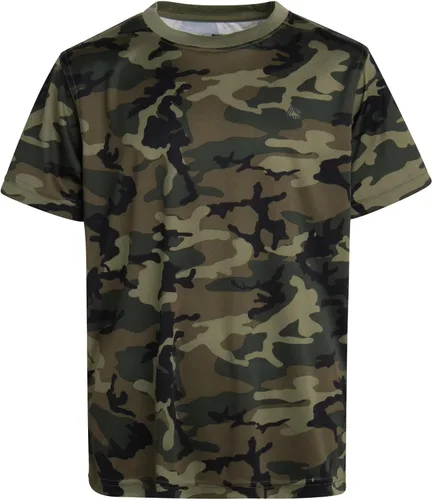 Vista 5 de RBX Camisetas para niños, paquete de 2 camisetas deportivas de manga corta con cuello redondo y ajuste seco para niños (tallas 4-16)