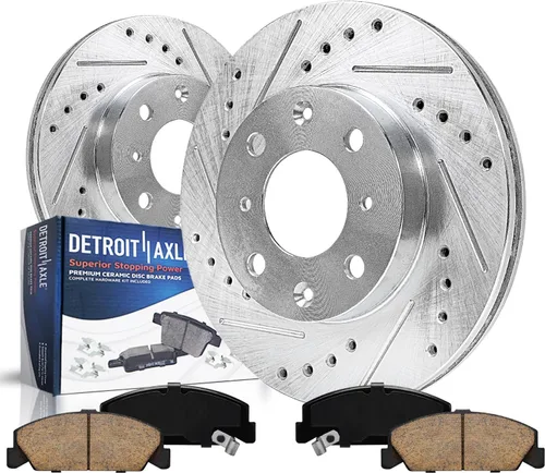 Vista 22 de Detroit Axle - Zapatas de freno traseras para Chevrolet Aveo Aveo5 Spark Pontiac G3 Suzuki Swift+ Reemplazo de zapatas de freno semimetálicas