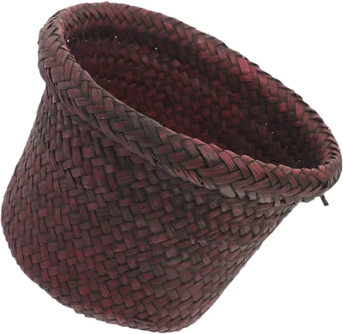 Vista 6 de Cabilock Soporte decorativo para plantas de interior tejido de algas marinas para decoración del hogar, estilo rústico, cesta de almacenamiento