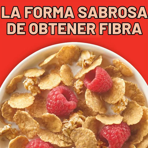 Vista 3 de Fiber One Honey Clusters Cereal de desayuno, grano entero, alto en fibra 36% valor diario de fibra por porción, hecha con miel real, 1.18 onzas