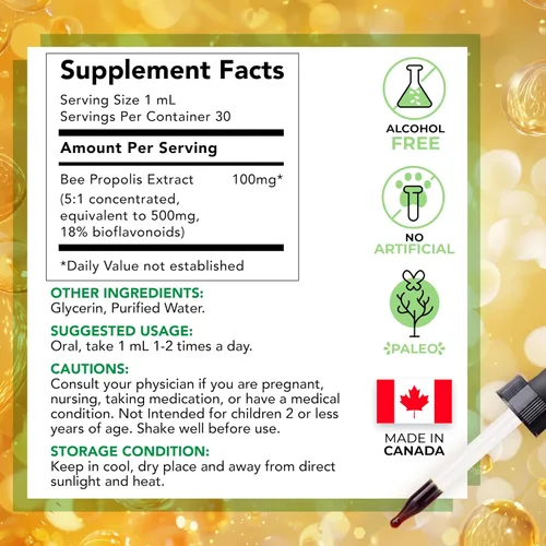 Vista 8 de LOVITA Ultimate Herbal Bundle - 5 propóleos y 4 gotas de equinácea, 18% bioflavonoides, kit de defensa sin alcohol sin OMG (juego de 9 piezas)