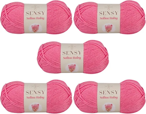 Vista 43 de Sensy Softee Hilo para Bebé, 3.5 oz, 275 yardas, Gauge 3 Light (Almendra)