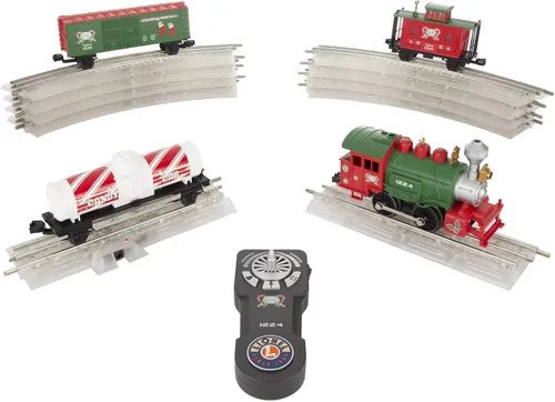 Vista 6 de Lionel Junction North Pole Central Electric O Gauge Bluetooth - Juego de tren con control remoto e iluminado FasTrack