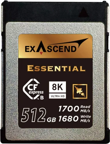 Vista 9 de Exascend Essential - Tarjeta CFexpress de 2 TB / 1 TB / 512 GB / 256 GB tipo B, hasta 1,800 MB/s, compatible con cámaras Canon, Nikon, Panasonic