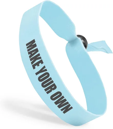 Vista 17 de Pulseras de tela con cuentas ajustables reutilizables Totalmente personalizables Ideal para conciencia, promociones y eventos Disponible a