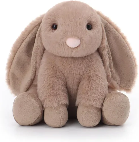 Vista 13 de Apricot Lamb Peluche de conejo crema para niños, juguetes de peluche suaves y lindos para bebés niñas y niños, 6 pulgadas