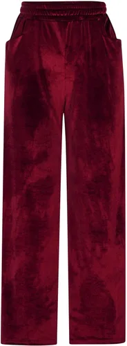 Vista 3 de Womens Velvet High Waist Harem Pants Relaxed Fit Elastic Waist Velour Joggers Sweatpants Wide Leg Baggy Sweat Pants