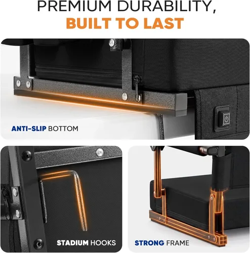 Vista 5 de Sekey Stadium Seats with Back Support & Arm Rest