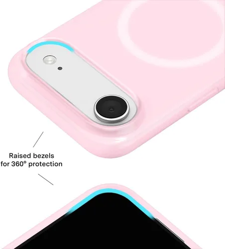 Vista 1391 de VELVET CAVIAR Funda para iPhone 15, compatible con MagSafe, probada contra caídas de 10 pies, fundas protectoras de diseño, leopardo color rosa