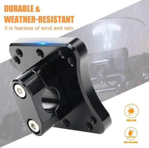 Vista 4 de xitomer Soporte GPS para Africa Twin CRF1000L 2016-2019/R1200 GS/GSA 2014-2018 / Tenere 700 2020-2024 / Super Tenere XTZ1200 / Tuareg 660 / V Storm