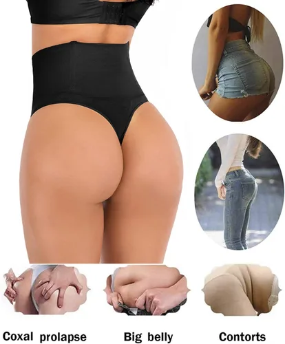 Vista 3 de Hioffer Bragas de tanga sexy para mujer con cintura y cintura