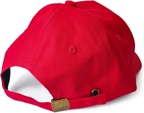 Vista 5 de Pontiac Fiero 2M4 Gorra de béisbol roja, Rojo