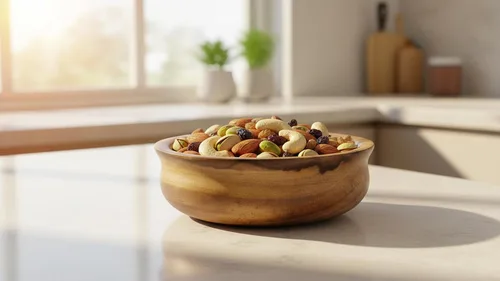 Vista 5 de Tazón decorativo hecho a mano de madera de mango de 6 x 2 pulgadas para servir aperitivos para frutas secas, papas fritas, mesa de café, mostrador