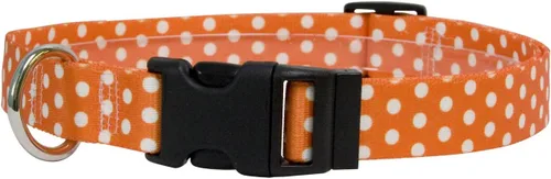 Vista 12 de Collar de diseño amarillo estándar para perro, pequeño, s, Marrón Lunares de Navidad