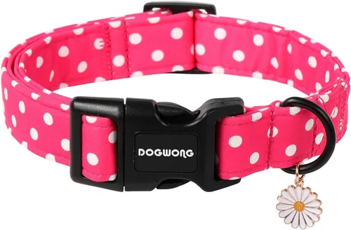 Vista 26 de DOGWONG Collar de Abeja Amarilla para Perros - Lindos Collares de Perros Ajustables de Diseño Primaveral Collar Amarillo para Cachorros para Perros