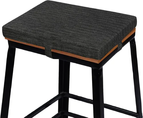 Vista 8 de baibu Cojines rectangulares de espuma viscoelástica, de doble capa, antideslizantes para sillas de comedor, cojines para taburete de banco de cocina