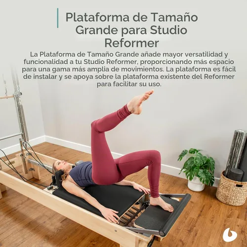 Vista 2 de Extensor de plataforma de gran tamaño para Studio Reformer, gimnasio