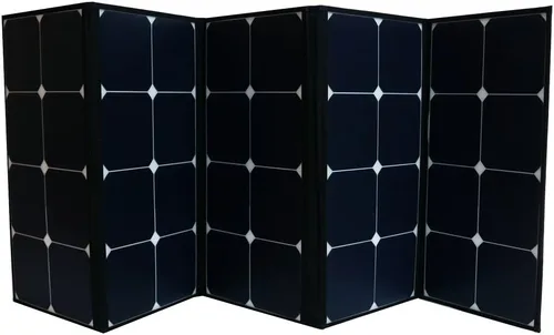 Vista 6 de AIMS Power PV60CASE Panel solar plegable portátil de 60 vatios con funda de transporte incorporada, monocristalino, resistente a la intemperie