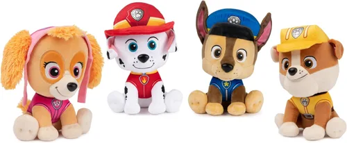 Vista 7 de GUND Patrulla Canina Rubble en uniforme de construcción de marca para edades de 1 y más, 22,9 cm (los estilos pueden variar)