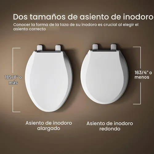 Vista 7 de KOHLER 4636-RL-0 Cachet ReadyLatch - Asiento de inodoro alargado con cierre lento, asiento de inodoro de cierre suave con tapa silenciosa, topes