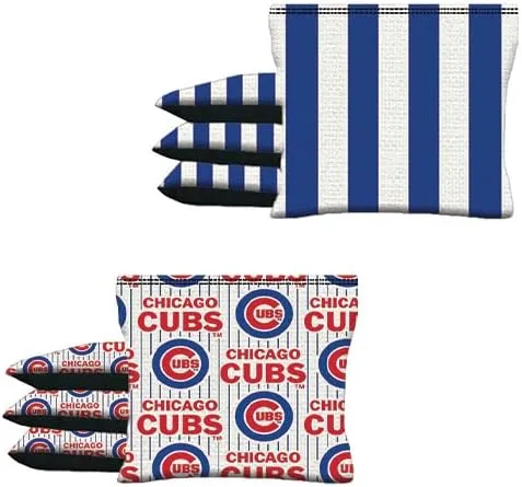 Vista 10 de Custom Shark Attack Submarine Set of 8 Regulation Cornhole Bags B40 Negro/Azul