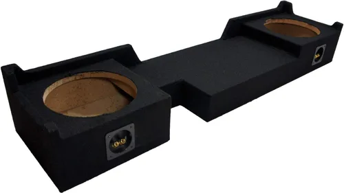 Vista 2 de Compatible con Ford F-150 Super Crew Truck Kicker Bundle Comp C10 Dual 10" Sub Box Enclosure y CXA800.1 Amp