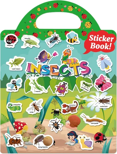 Vista 15 de Benresive Reusable Sticker Book, Travel Stickers for Kids, Boys Girls Gift