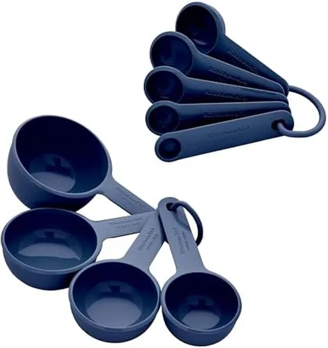 Vista 8 de KitchenAid Juego de tazas medidoras y cucharas, remolacha, 9 piezas