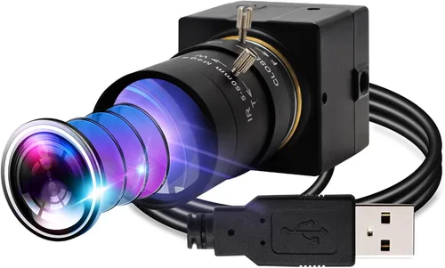 Vista 11 de Lente varifocal de 0.110-0.472 in Cámara web de 2MP 1080P H.264 Módulo de cámara USB HD Cámara web 0.01Lux baja iluminación Mini cámara para PC