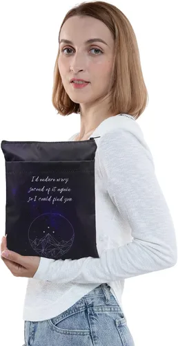 Vista 6 de BWWKTOP Velaris Bookworm - Funda para libros de Sarah, regalos para fanáticos de Rhysand I'd Endure Every Second of It Again So I Could Find You