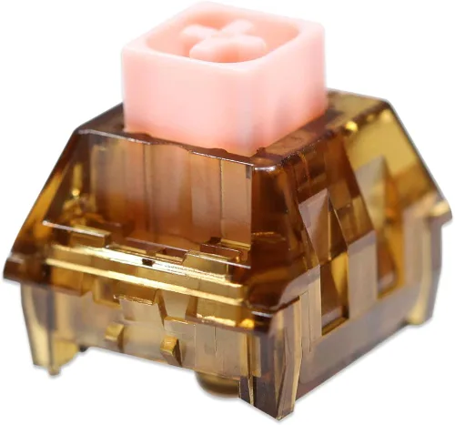 Vista 2 de KPREPUBLIC Kailh Coco Pink Box V2 Switch RGB SMD Lineal 1.76 oz Interruptores para teclado mecánico mx vástago 5pin PC rosa POM (CocoPink S x110)