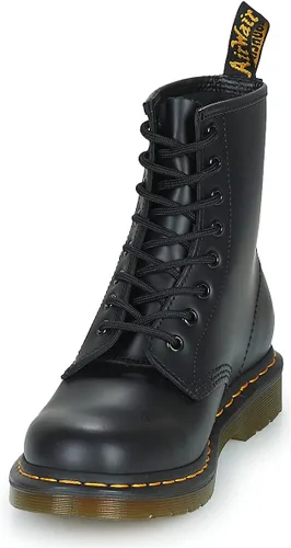 Vista 4 de Dr. Dr. Martens 1460 Original- Botas de cuero con 8 ojales, para hombre y mujer, negro