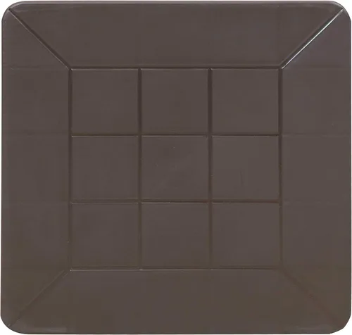 Vista 9 de Sunnydaze Adirondack - Mesa auxiliar pequeña para exteriores para elementos esenciales de balcón, mesa auxiliar cuadrada de plástico para patio