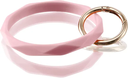 Vista 55 de Llavero pulsera de silicona para mujeres y niñas en forma de diamante
