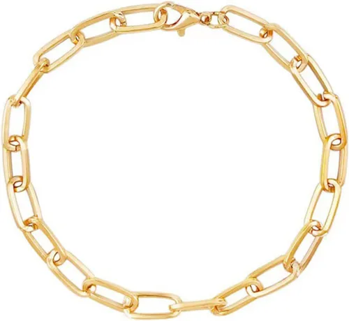 Vista 2 de Juego de pulseras de cadena de oro para mujer, delicadas pulseras de eslabones de cadena de clip en capas, pulseras apilables con textura, regalos