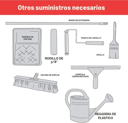 Vista 8 de Rust-Oleum 327081 EPOXYSHIELD - Kit de revestimiento de suelo de garaje, 1 coche, gris oscuro brillante