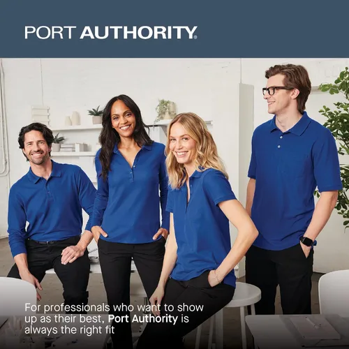 Vista 6 de Port Authority Polo de micromalla UV Dry Zone para mujer