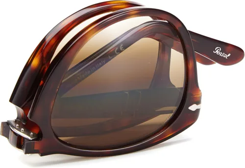 Vista 7 de Persol PO0714 - Gafas de sol 2451-54 - Marco Habana, Cristal Marrón Gradiente PO0714-24-51-54, 2451