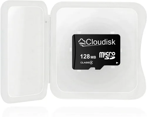Vista 2 de Paquete de 10 tarjetas Micro SD de 128 MB de pequeña capacidad (no 128 GB) Tarjeta de memoria C4 con adaptador, lector de tarjetas