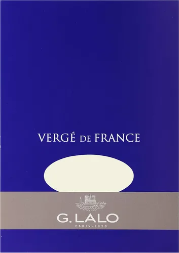 Vista 6 de G. Lalo Toile Imperiale - Bloc de papel (A4, 3.53 oz, 50 hojas), color blanco