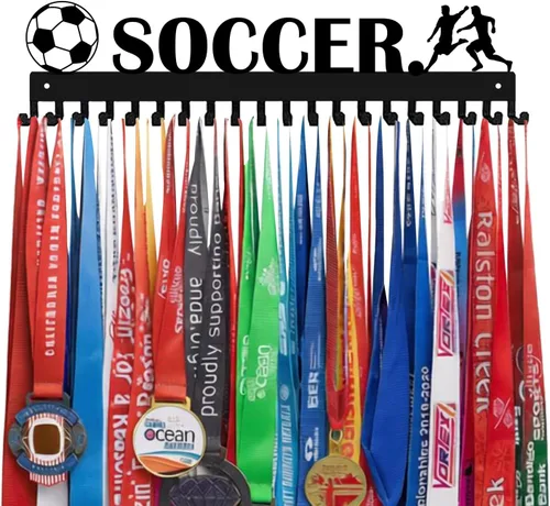 Vista 27 de Medal Hanger Display Rack-Wall Mount Steel for 63+ Medals Easy to Install