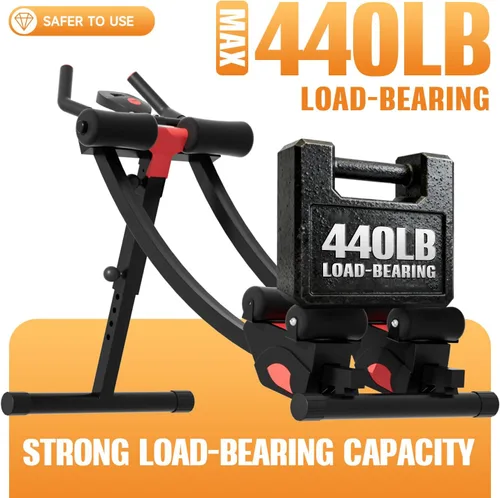 Vista 4 de Ab machine, AB trainer machine,workout equipment for Home Gym Strength Training, Ab workout equipment, AB machine for stomach workout, Foldable